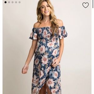 Pink Blush Maternity Dress